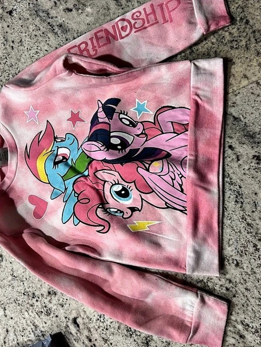 My Little Pony graphic sweatshirt Pink Girls Size 6